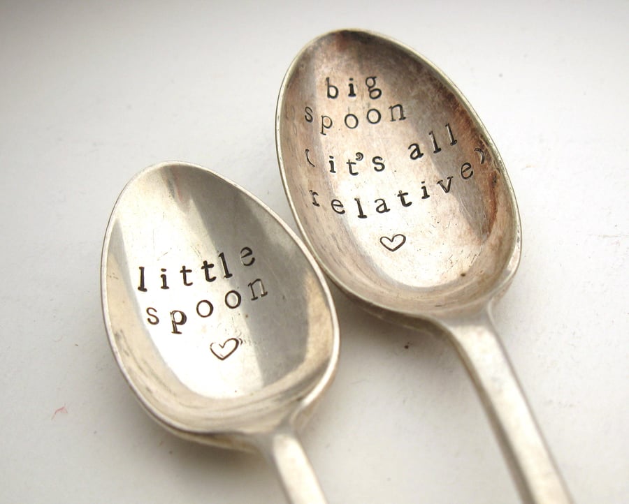 Relatively Big Spoon and Little Spoon, Actually They Are Both Quite Small