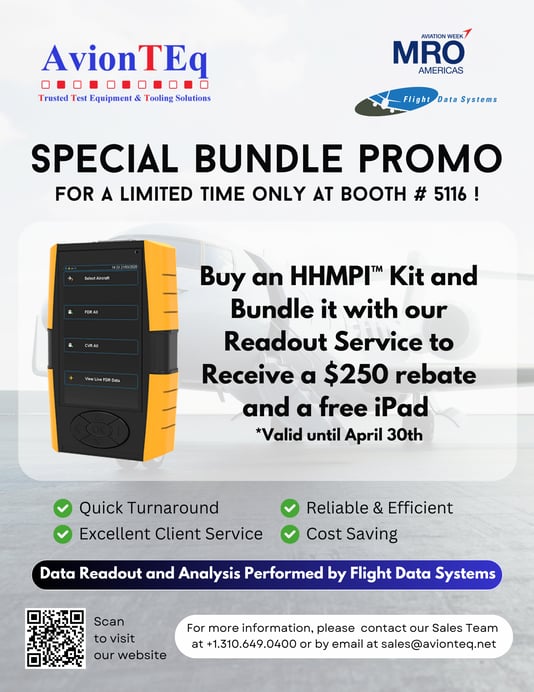 AvionTEq Announces Enhanced Functionality for HHMPI Tool – Get a Free iPad & Cash Rebates with Orders Before April 30