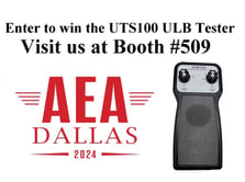 Avionteq introduced New UTS100 ULB Tester at the AEA Convention in Dallas