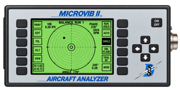 DSS MicroVib II 航空機アナライザー