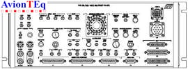 Rockwell Collins/ASI ASI-128 VIR-32 NAV Test Panel PN: 629-2703-001