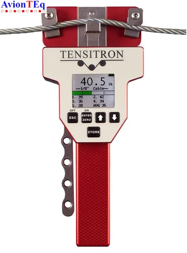 Tensitron ACX-250-1 Digital Aircraft Cable Tension Meter 1/16”, 3/32”, 1/8”, 5/32”, 3/16”