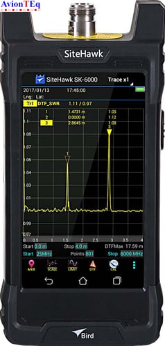 Bird SK-4500-TC SiteHawk Handheld Cable and Antenna Analyzer