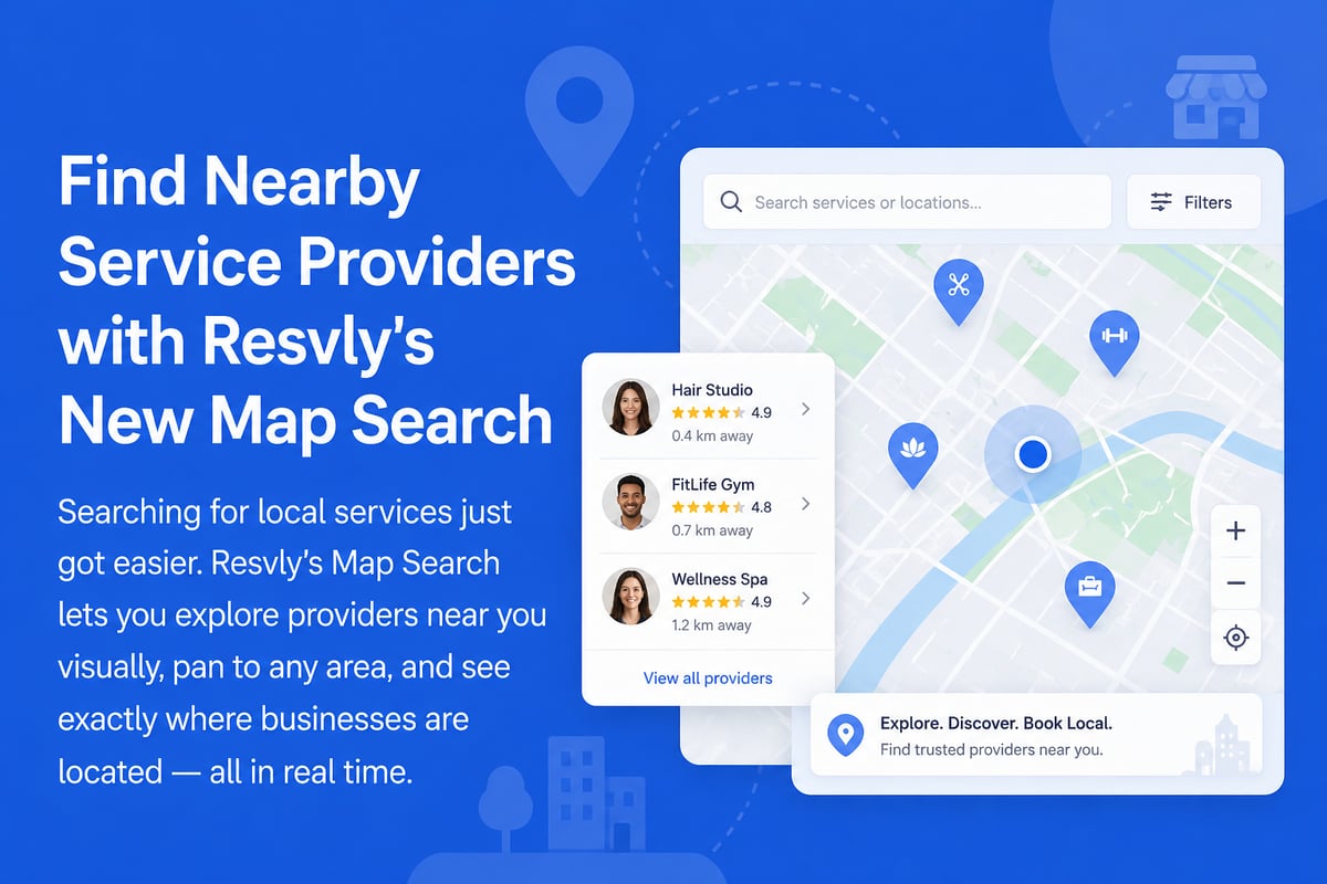 Find Nearby Service Providers with Resvly's New Map Search