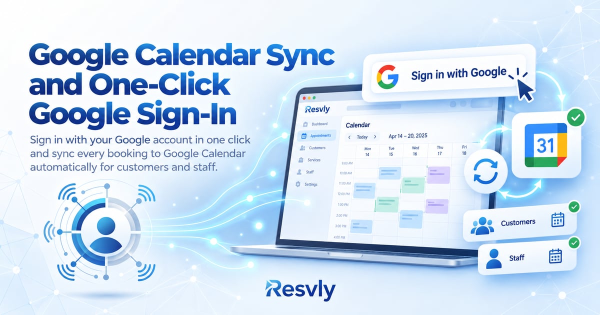 Google Calendar Sync and One-Click Google Sign-In