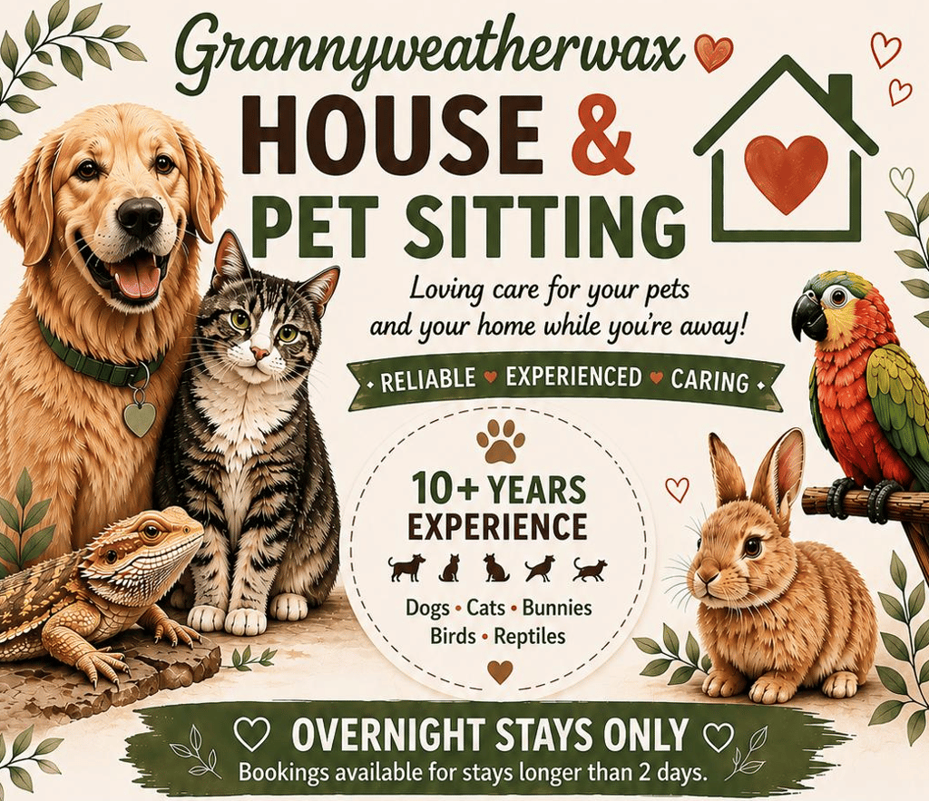 House and Pet Sitting