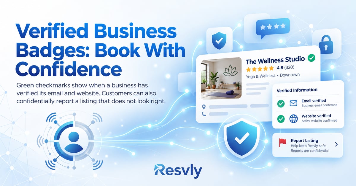 Verified Business Badges: Book With Confidence