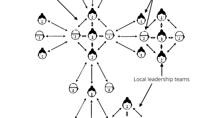 Figure showing the snowflake model 