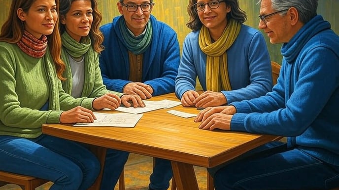 Comienza con un pequeño equipo de organizadoras.