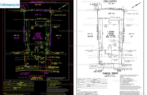 Our work - #1 Civil Engineering Outsourcing & Land Survey Drafting ...