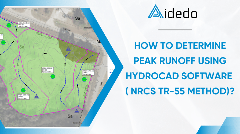HOW TO DETERMINE PEAK RUNOFF USING HYDROCAD?