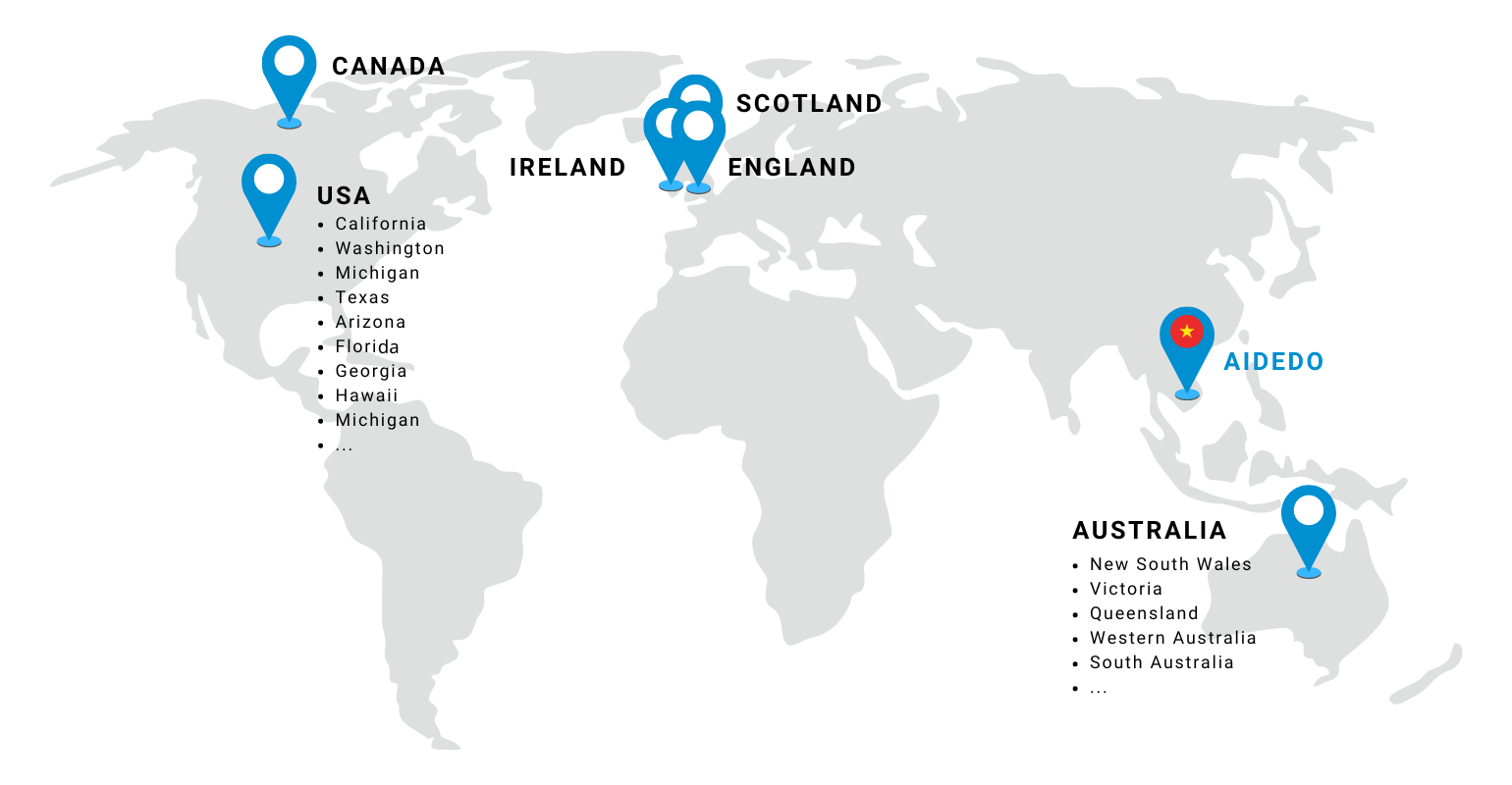 Aidedo Client Map