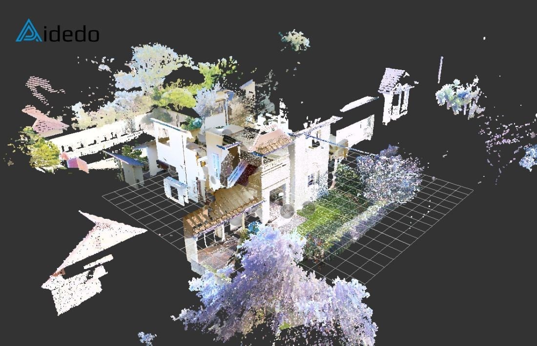 HOW DOES AIDEDO CREATE FLOOR PLANS FROM POINT CLOUD?