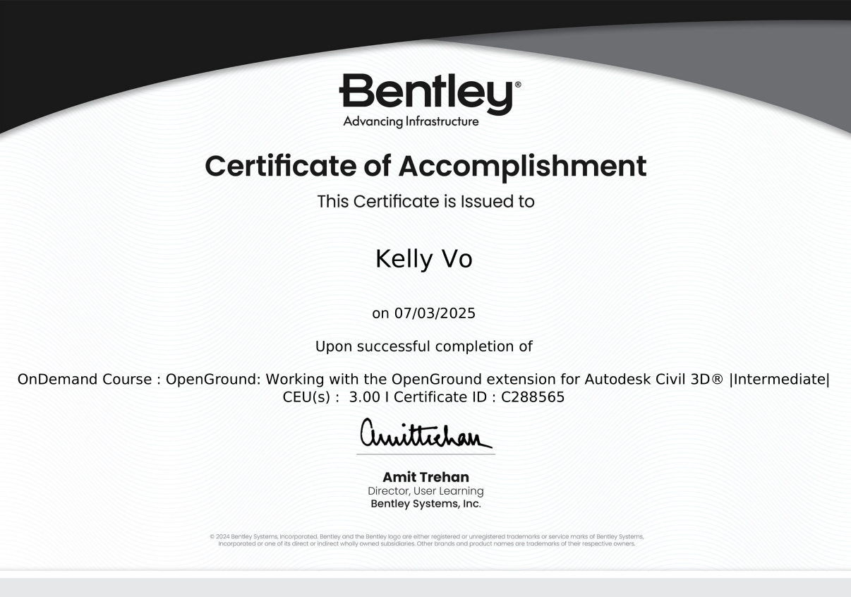 software certificate 03