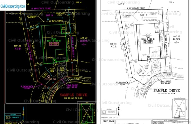Our work - #1 Civil Engineering Outsourcing & Land Survey Drafting ...