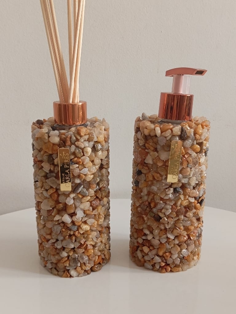 Kit lavabo - Pedras de Rio 