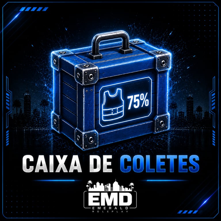 Caixa de Coletes Saúde 75/100