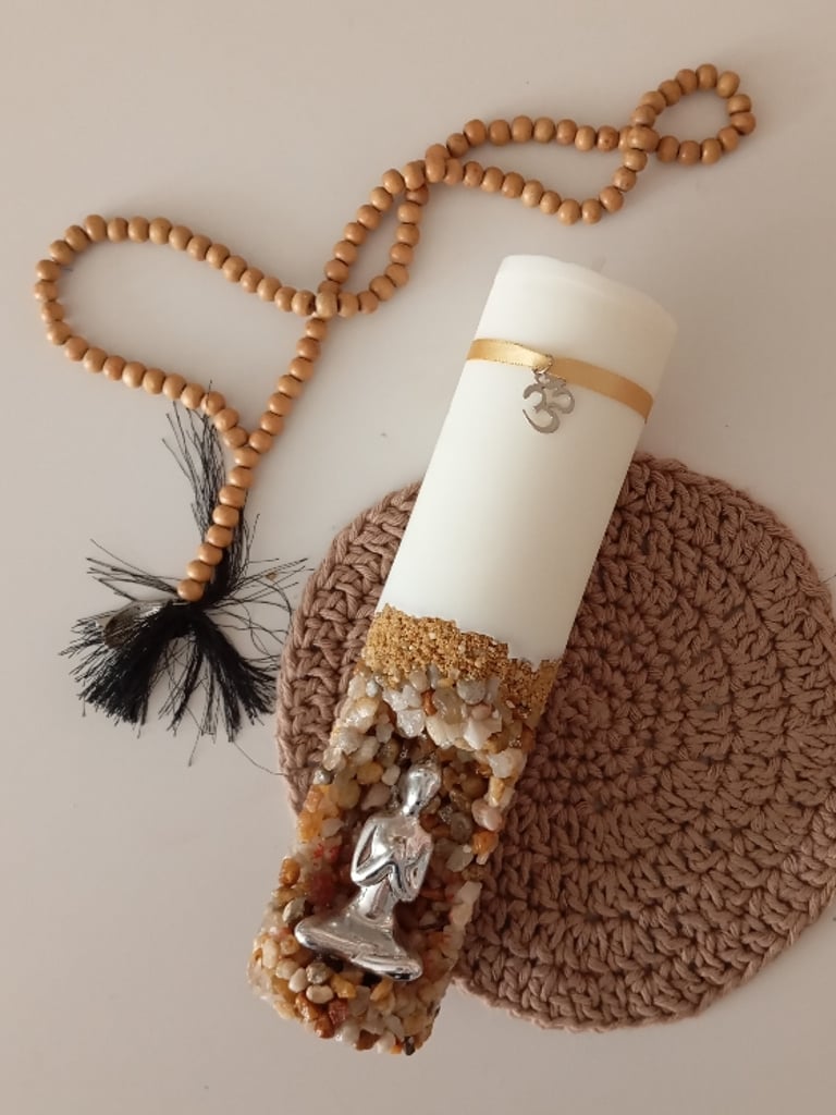 Vela Pilar Meditação — Pedras de Rio