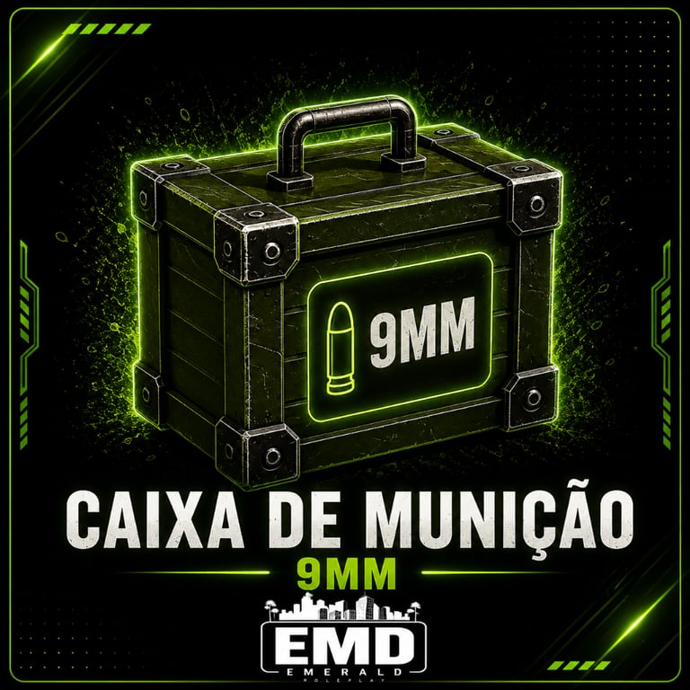 Caixa de Munição 9MM