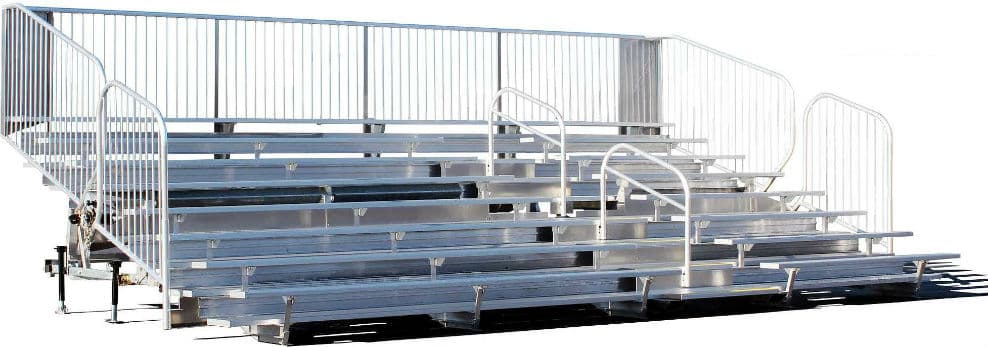 7-row Timberfell mobile bleacher