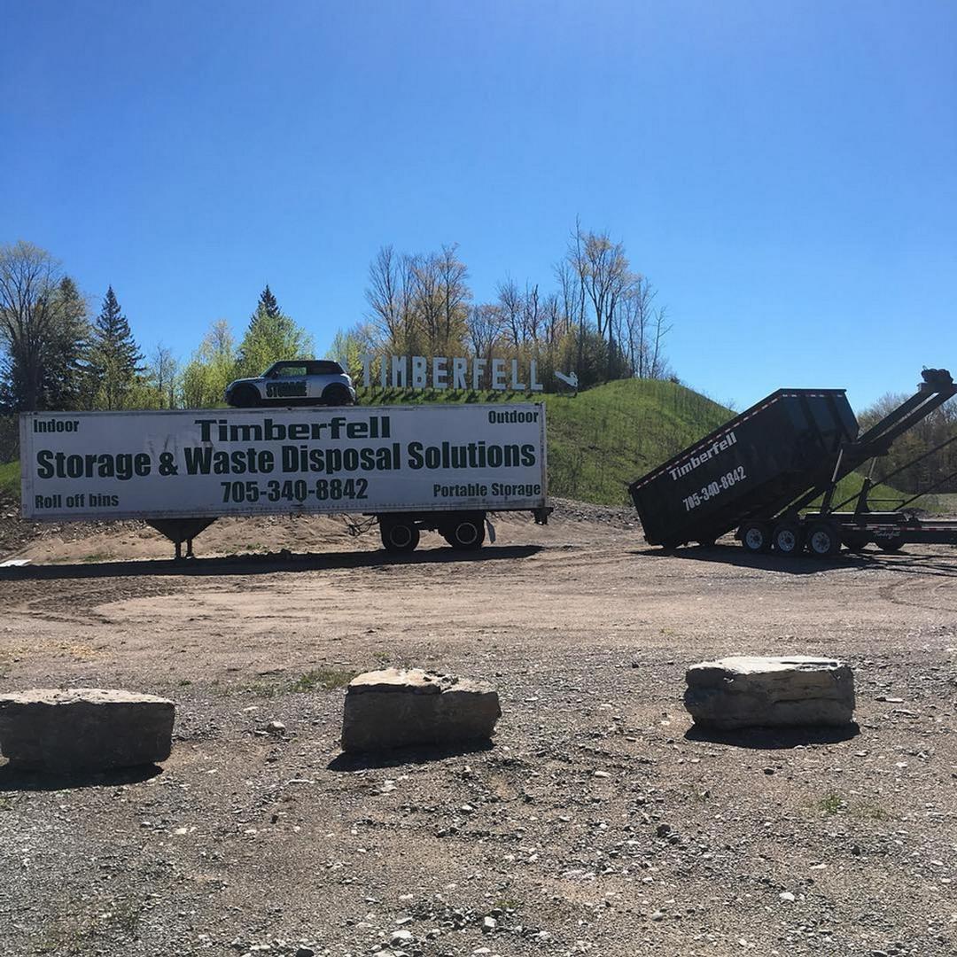 The Timberfell yard in Fenelon Falls