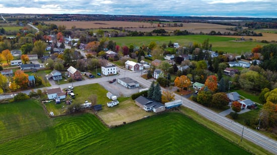 Aerial view of Cambray, Ontario