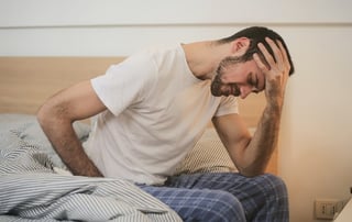 Jack wakes up with a huge hangover after attending his company's Christmas Party