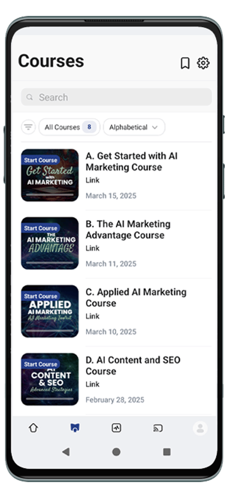 Apps 4 Courses in the App