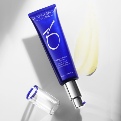 Aggressive Anti-Aging Program 5 ZO Radical Night Repair Cream for Enhanced Skin Brightness and Texture 60 ml | 2 Fl Oz