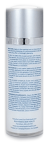 Rejuvenate Exfoliating Serum Retinol & Lactic Acid for Cell Renewal