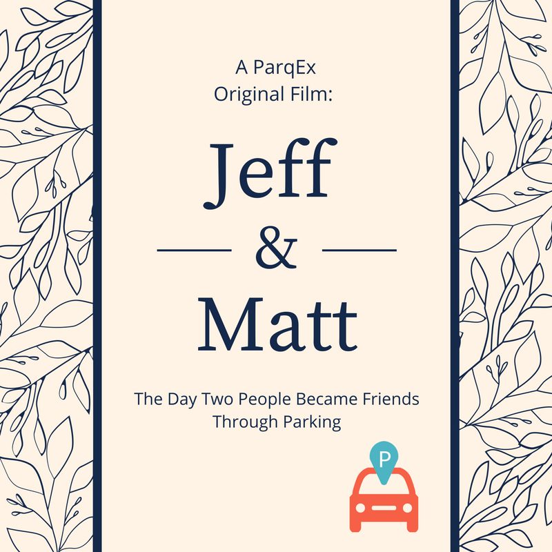 The Story Of demonstrating ParqEx's smart parking technology in action.