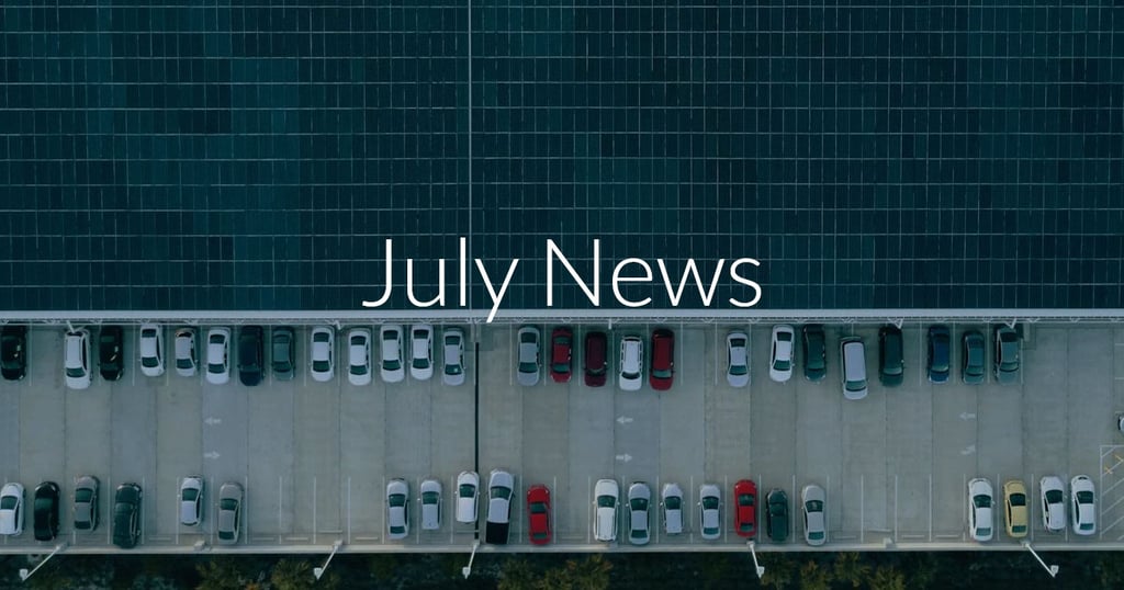 July 2024 demonstrating ParqEx's smart parking technology in action.