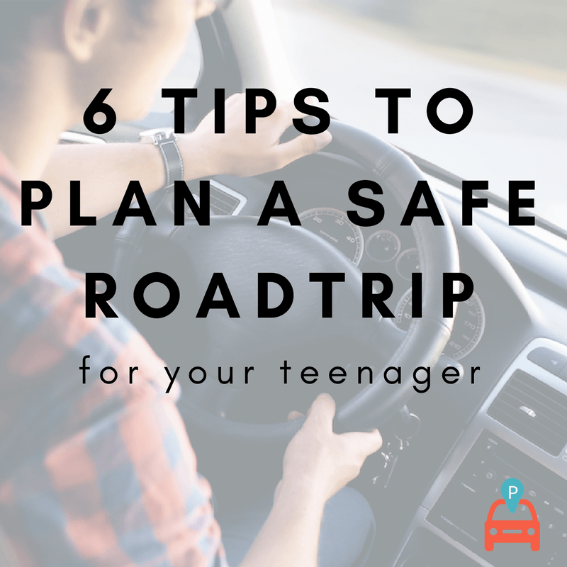6 Tips To Plan A Safe Road Trip For Your Teenager demonstrating ParqEx's smart parking technology in action.