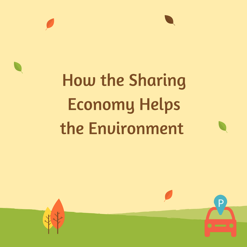 How The Sharing Economy Helps The Environment demonstrating ParqEx's smart parking technology in action.