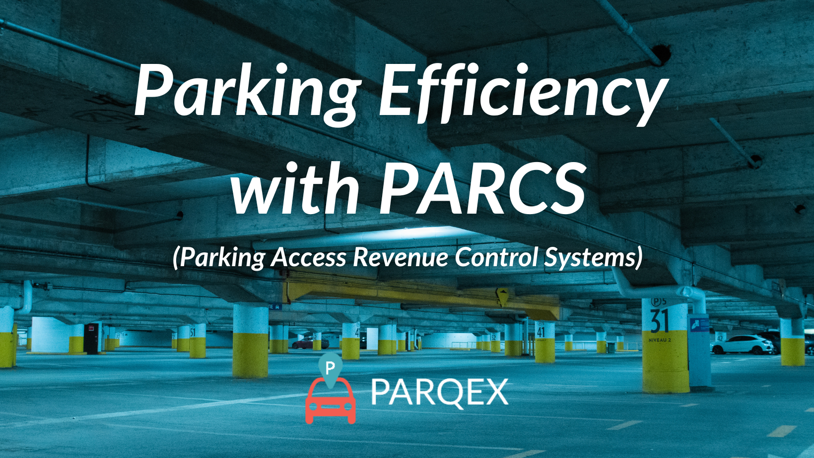 Parking Efficiency With Parcs Parking Access Revenue Control Systems demonstrating ParqEx's smart parking technology in action.