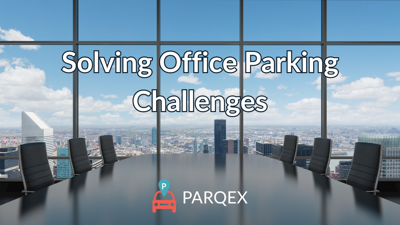 Solving Office Parking Challenges demonstrating ParqEx's smart parking technology in action.