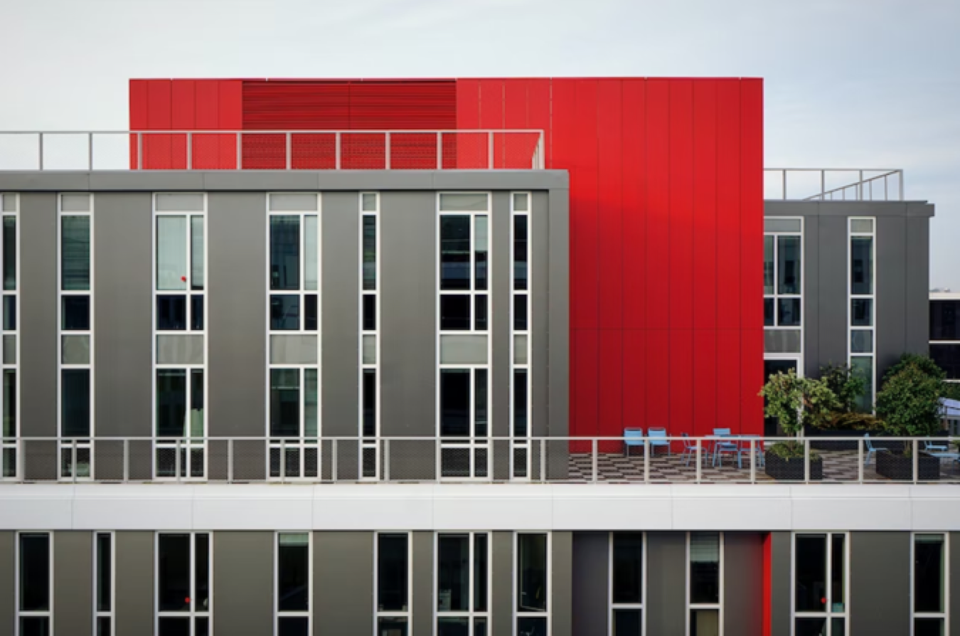 Improve Exterior demonstrating ParqEx's smart parking technology in action.