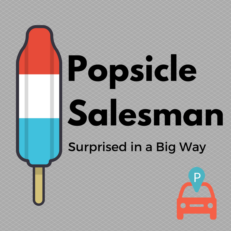 Popsicle demonstrating ParqEx's smart parking technology in action.