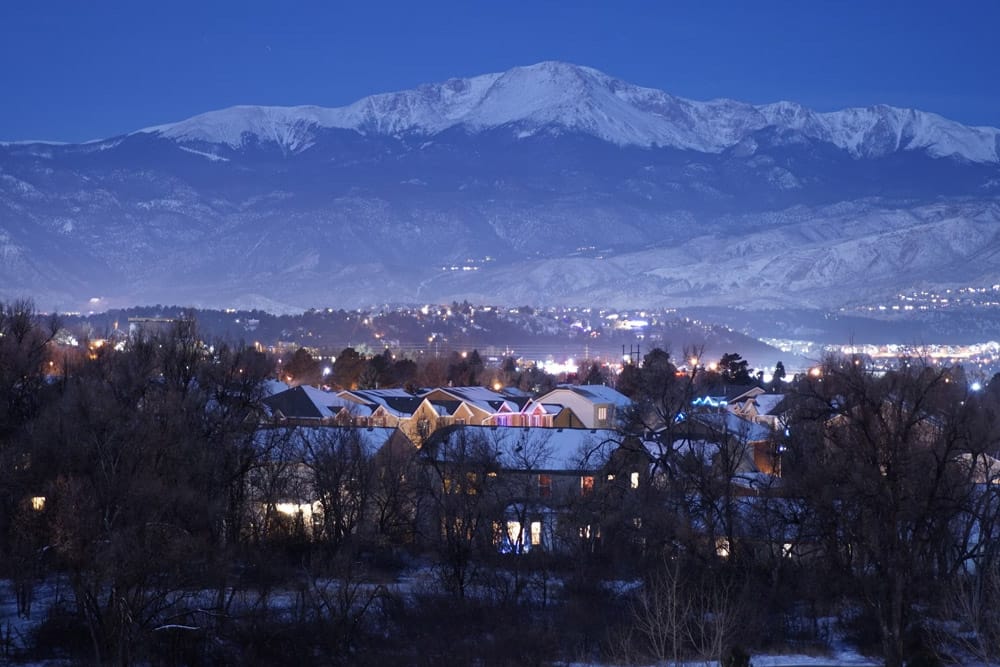 Vista Peak Apartments Colorado Springs Parqex Parking Solution demonstrating ParqEx's smart parking technology in action.