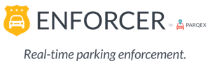 Parqex Enforcer App Horizontal 0002 Full Color 1 demonstrating ParqEx's smart parking technology in action.