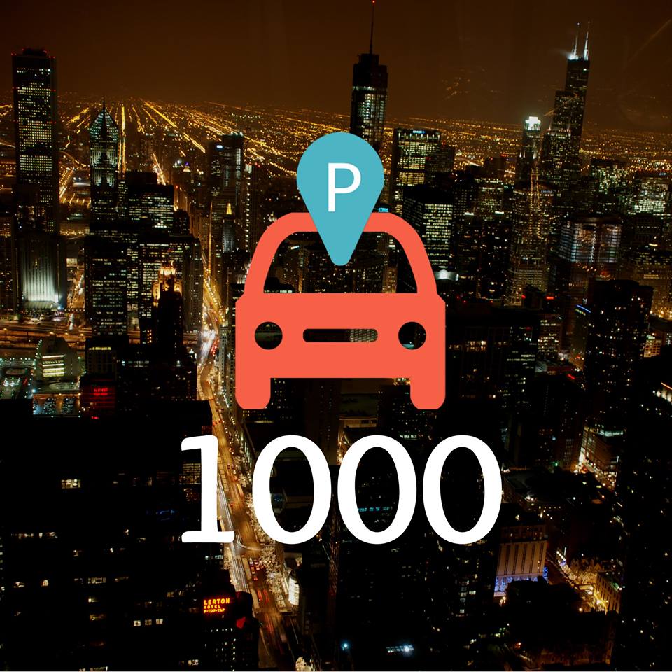 Parqex 1000 Users demonstrating ParqEx's smart parking technology in action.
