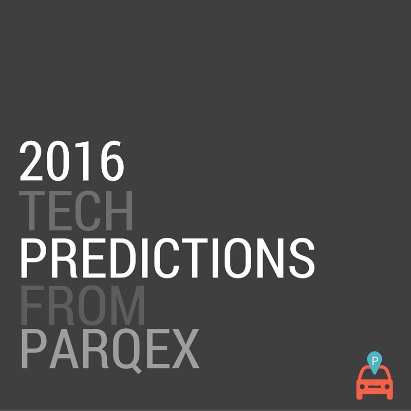 Tech Predictions demonstrating ParqEx's smart parking technology in action.