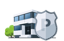 Building Icons Small Enforcement 1 1 demonstrating ParqEx's smart parking technology in action.