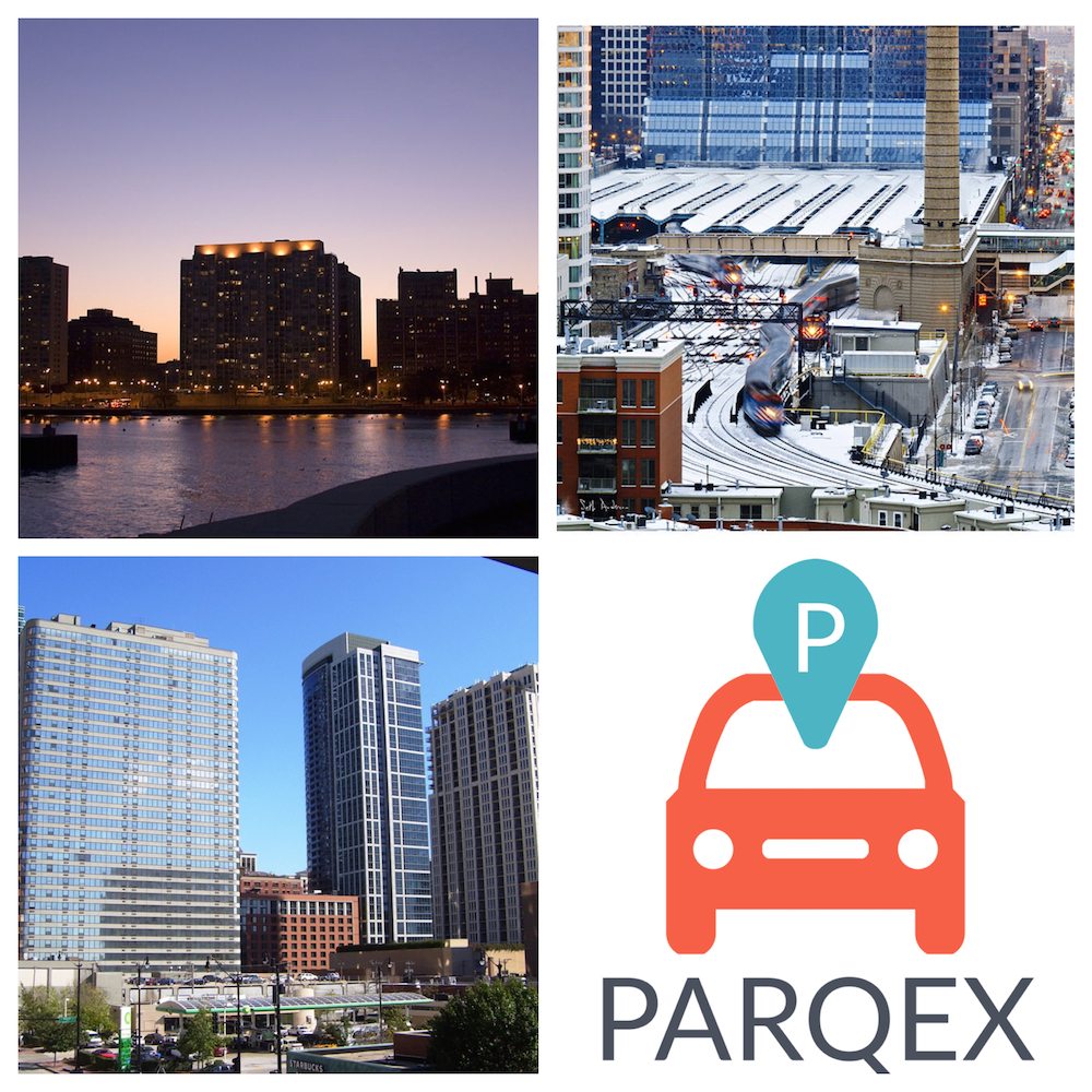 3 Neighborhoods demonstrating ParqEx's smart parking technology in action.