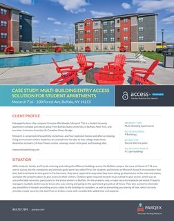 Parqex Casestudy Monarch 2022 V 1 Page 0001 1 1 demonstrating ParqEx's smart parking technology in action.