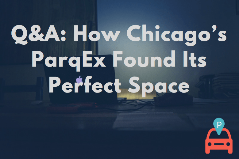 Qa How Chicagos demonstrating ParqEx's smart parking technology in action.