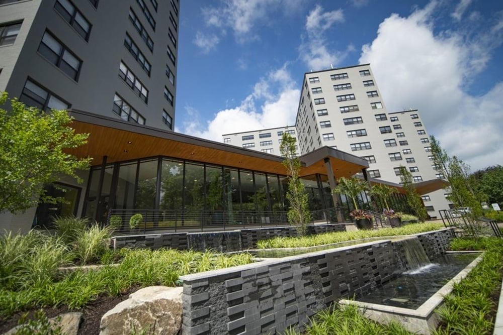 The Avenue At East Falls Parking Solutions Parqex 1 demonstrating ParqEx's smart parking technology in action.