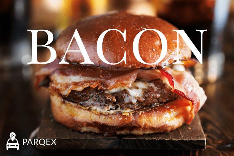 Bacon 2 demonstrating ParqEx's smart parking technology in action.