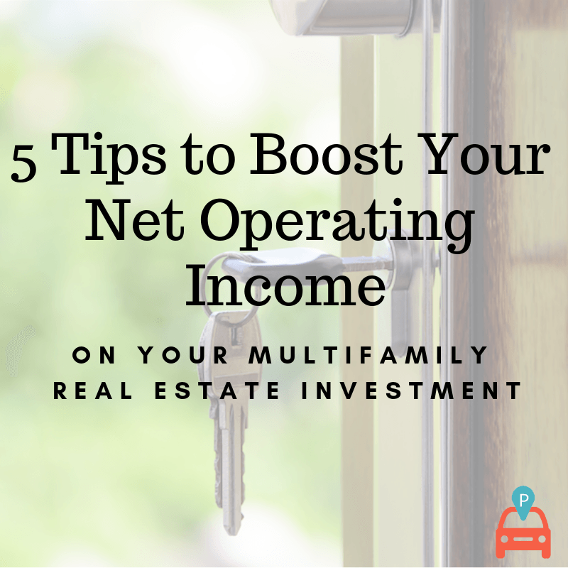 5 Tips To Boost Your Net Operating Income On Your Multi Family Real Estate Investment demonstrating ParqEx's smart parking technology in action.