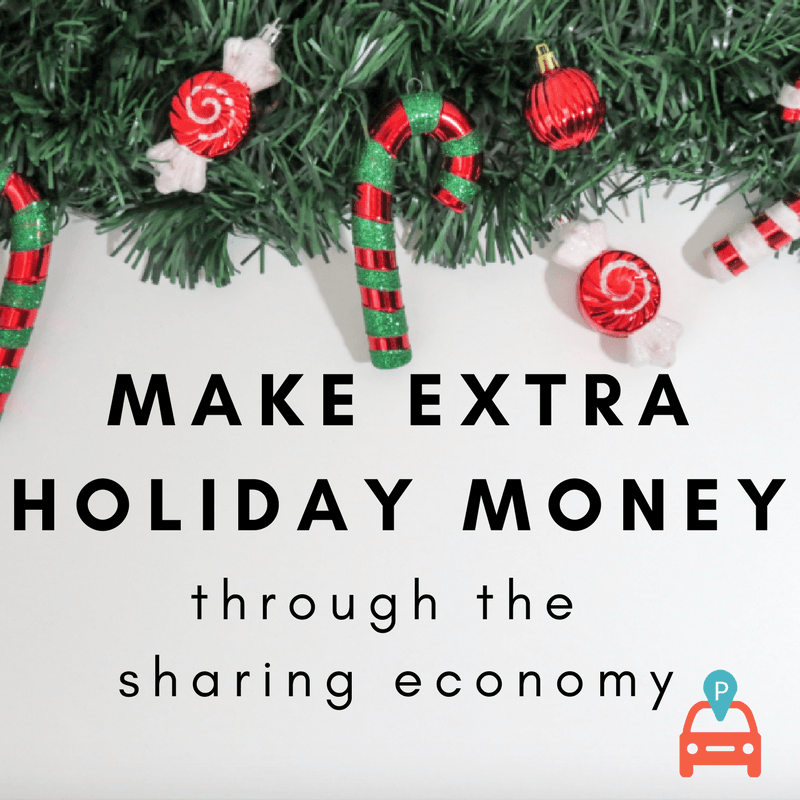 Making Extra Holiday Money Through The Sharing Economy demonstrating ParqEx's smart parking technology in action.